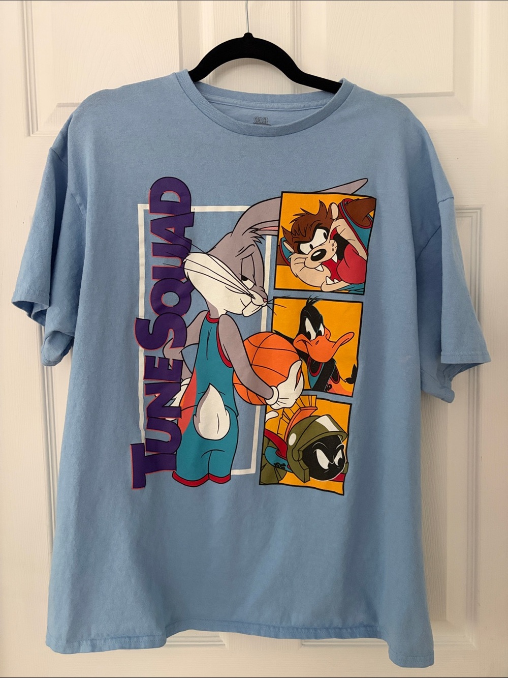 Light Blue Tune Squad Looney Tunes Graphic Tee